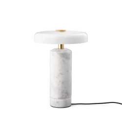 Trip - Genopladelig Bordlampe - Carrara/Opal - Design By Us