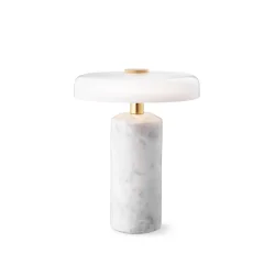 Trip - Genopladelig Bordlampe - Carrara/Opal - Design By Us