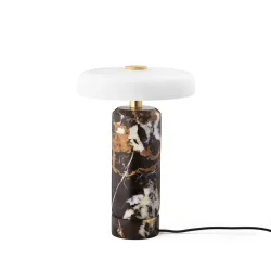 Trip - Genopladelig Bordlampe - Dark Clay/Opal - Design By Us