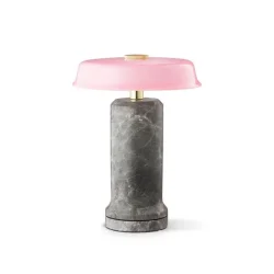 Trip No. 2 - Genopladelig Bordlampe - Silver/Rose - Design By Us