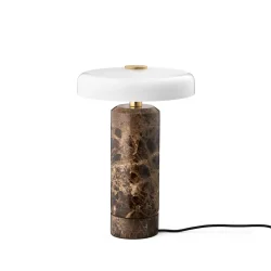 Trip - Genopladelig Bordlampe - Dark Emperador/Opal - Design By Us