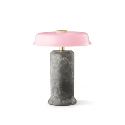 Trip No. 2 - Genopladelig Bordlampe - Silver/Rose - Design By Us