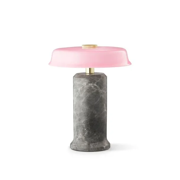 Trip No. 2 - Genopladelig Bordlampe - Silver/Rose - Design By Us