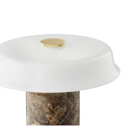 Trip No. 2 - Genopladelig Bordlampe - Dark Emperador/Opal - Design By Us