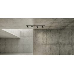 Designline Tube Spot 230V GU10 - Sort - Antidark