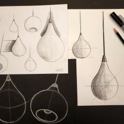 Drops Pendel - �30 - Opal - Halo Design