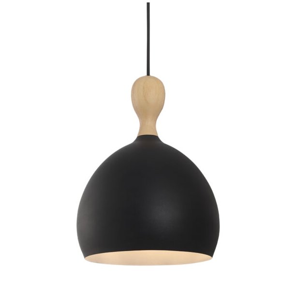 Dueodde pendel 24 - Sort Metal - Halo Design