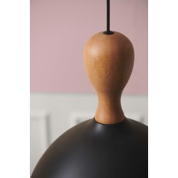 Dueodde pendel �24 - Sort Metal - Halo Design