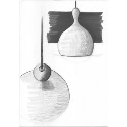 Dueodde pendel 24 - Opal Glas - Halo Design