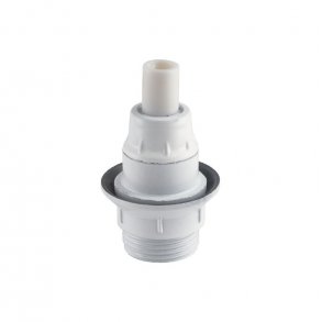 E14 Fatning med oml�bsring - Hvid  - Halo Design