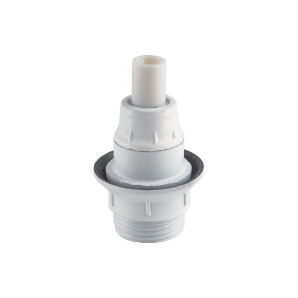 E14 Fatning med omlbsring - Hvid  - Halo Design