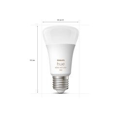 E27 6.5w - 800 - Hue White And Color Ambiance - 4-Pak - Philips Hue