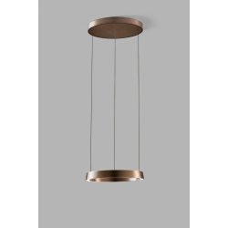 Edge Round 500 LED pendel - Rose Gold - Light-Point