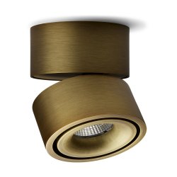 Easy W100 LED - Vg/Loftspot - Antik Messing - Antidark