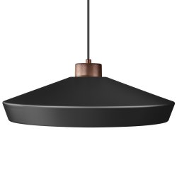 Edge Pendel - Large - Mat Sort/Bronze - Herstal