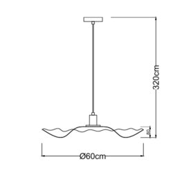 Flora Large Pendel - Perle Hvid - �60 - Dyberg Larsen