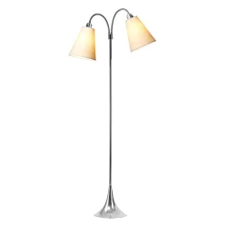 Fodg�nger Gulvlampe - Krom/Creme - Nielsen Light