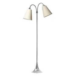 Fodg�nger Gulvlampe - Krom/Creme - Nielsen Light
