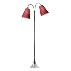 Fodg�nger Gulvlampe - Krom/Blomme - Nielsen Light