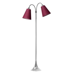 Fodg�nger Gulvlampe - Krom/Blomme - Nielsen Light