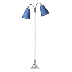 Fodg�nger Gulvlampe - Krom/Dalabl� - Nielsen Light