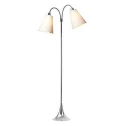 Fodg�nger Gulvlampe - Krom/Hvid - Nielsen Light