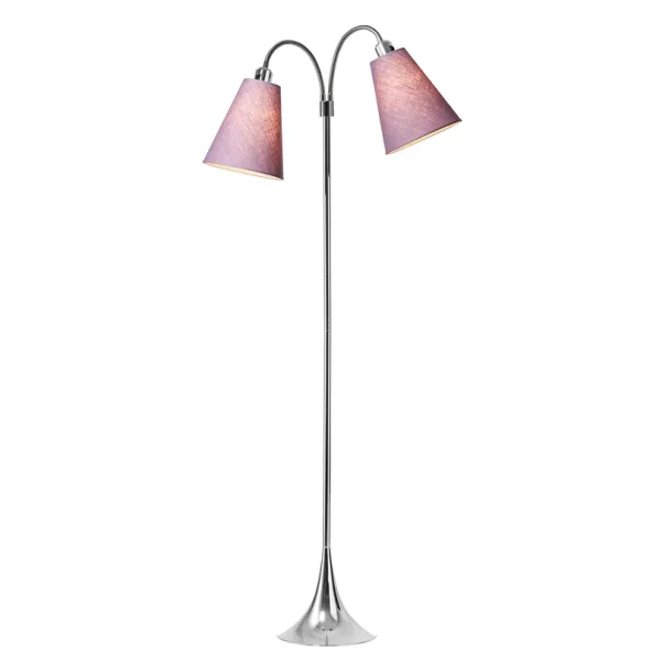 Fodg�nger Gulvlampe - Krom/Lyng - Nielsen Light
