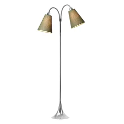 Fodg�nger Gulvlampe - Krom/Olivengr�n - Nielsen Light