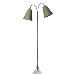 Fodg�nger Gulvlampe - Krom/Olivengr�n - Nielsen Light