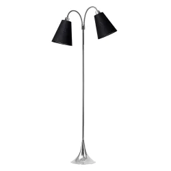 Fodg�nger Gulvlampe - Krom/Sort - Nielsen Light