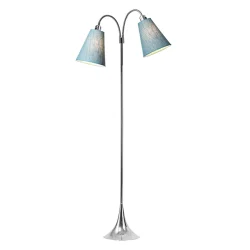 Fodg�nger Gulvlampe - Krom/Turkis Bl� - Nielsen Light