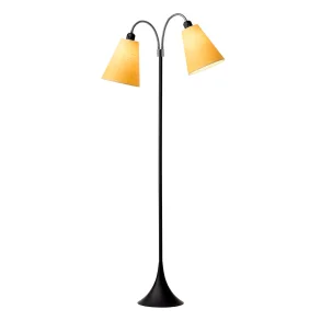 Fodg�nger Gulvlampe - Sort - Ananas Gul/Ananas Gul - Nielsen Light