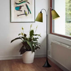 Fodg�nger Gulvlampe - Sort - M�rk armygr�n/M�rk armygr�n - Nielsen Light