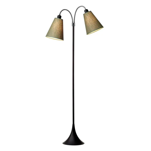 Fodg�nger Gulvlampe - Sort/Olivengr�n - Nielsen Light