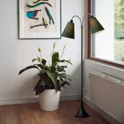 Fodg�nger Gulvlampe - Sort - Skovgr�n/Skovgr�n - Nielsen Light