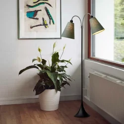 Fodg�nger Gulvlampe - Sort - Vintergr�n/Vintergr�n - Nielsen Light