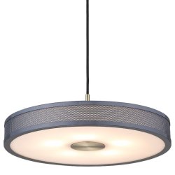 Frame Pendel 43cm - Lys gr / Antique messing - Halo Design