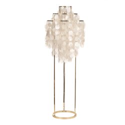 Fun 1STM Gulvlampe Perlemor - Messing - Verpan