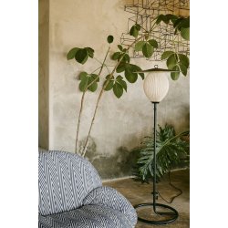 Satellite Gulvlampe - Creme Hvid/Sort - Udendrs - Gubi