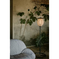 Satellite Gulvlampe - Creme Hvid/Sort - Udendrs - Gubi