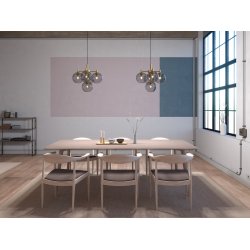 Gloria Lysekrone - 50 - Messing/Rgfarvet - Belid