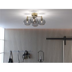 Gloria Plafond - �46 - Messing/R�gfarvet - Belid