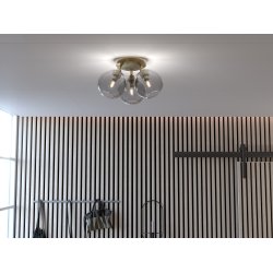 Gloria Plafond - �33 - Messing/R�gfarvet - Belid