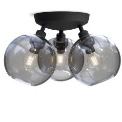 Gloria Plafond - �33 - Sort Struktur/R�gfarvet - Belid