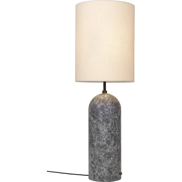 Gravity - Gulvlampe XL High - Gr Marmor/Kanvas - GUBI