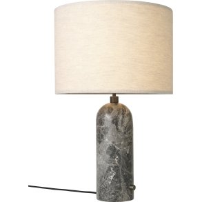 Gravity - Bordlampe - Large - Gr Marmor/Kanvas - GUBI