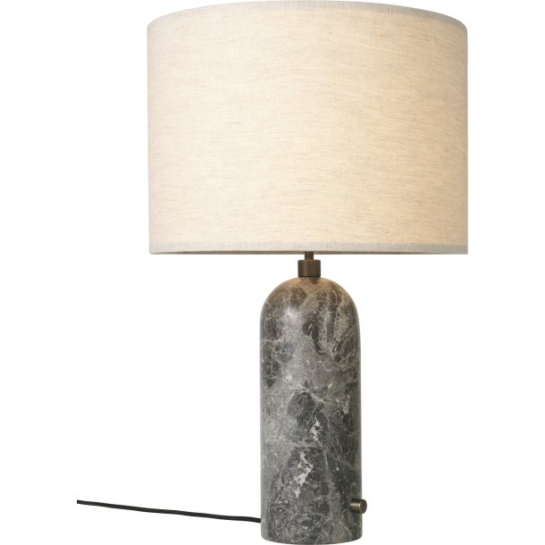Gravity - Bordlampe - Large - Gr Marmor/Kanvas - GUBI