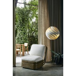 Turbo Pendel - Stor - Alabaster Hvid Blank - GUBI