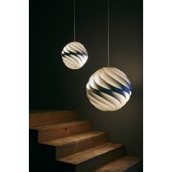 Turbo Pendel - Stor - Alabaster Hvid Blank - GUBI