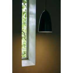 Gr�shoppa Pendel - Messing Blank Sort- GUBI